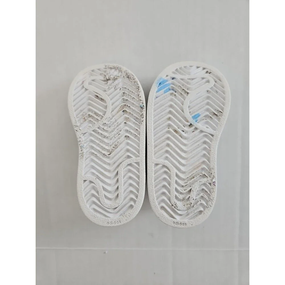 Adidas Superstar Iridescent Snake White  TD Toddler  Baby Sz 5 B27524 Slip-on